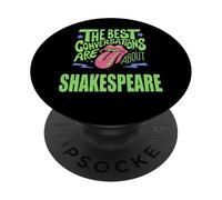 Slogan umoristico di Shakespeare per le migliori conversazioni angosciate PopSockets PopGrip Adesivo