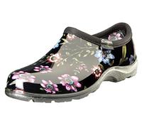 Sloggers Rain & Garden Shoes, Scarpa Confortevole Impermeabile Donna, Ditsy Spring Nero, 38 EU