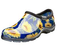 Sloggers Scarpe impermeabili da pioggia e da giardino per donna, sabot senza lacci per esterni, realizzate negli Stati Uniti, con soletta comfort di alta qualità e supporto plantare, colore blu con