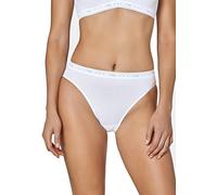 Sloggi 100 Tai, Offerta 4-6-8 Pezzi, Slip Donna 24/7 100 Tai, Slip Donna Midi in Cotone (8 Pezzi Bianco, 2)