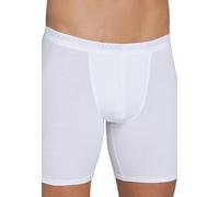 Sloggi 2 Pezzi Boxer Gambaletto Uomo Men Basic Long, Bianco XL