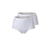 Sloggi 2 Pezzi Slip Alti Donna Chic Maxi, Bianco 44