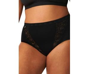 Sloggi 2 Pezzi Slip Alti Donna Chic Maxi, Nero 42