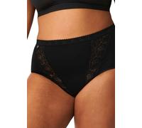 Sloggi 2 Pezzi Slip Alti Donna Chic Maxi, Nero 44