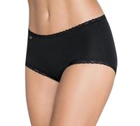 Sloggi 24/7 Cotton Lace Midi C3P, Slip Donna, Nero (Black), 44