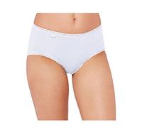 Sloggi 24|7 Cotton Lace Midi Confezione da 6, bianco, 54