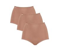 Maxi slip donna in cotone Sloggi 24/7 (x3) Marron 50