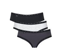 Sloggi 24/7 Weekend Hipster - Confezione da 3 Pettine nero 46