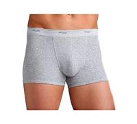 Sloggi 3-5-8 Pezzi Boxer Uomo Cotone Elasticizzato Boxer Uomo Aderenti S30 (3 Pezzi Grigio, S)