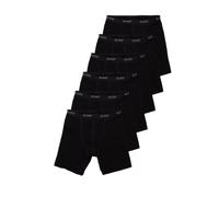Sloggi 6 Pezzi Boxer Gambaletto Uomo Men Basic Long, Nero L