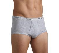 Sloggi 6 Pezzi Slip Apertura Uomo Men Basic Maxi, Grigio 4