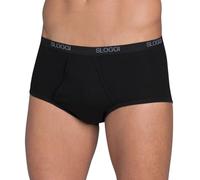 Sloggi 6 Pezzi Slip Apertura Uomo Men Basic Maxi, Nero 6