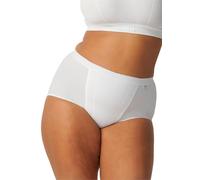Sloggi 8 Pezzi Slip Alti Contenitivo Donna Control Maxi, Bianco 46