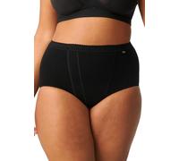 Sloggi 8 Pezzi Slip Alti Contenitivo Donna Control Maxi, Nero 50