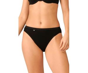 Sloggi 8 Pezzi Slip Sgambati Donna Basic Tai, Nero 48