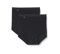 Sloggi Basic+ Maxi 2p Slip, Nero (Black), 3 (Pacco da 2) Donna