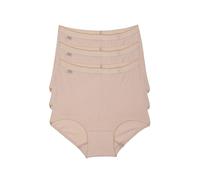 Sloggi Basic+ Maxi 3p, Slip Donna, Beige (Skin), 4