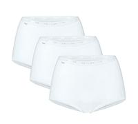 Sloggi Basic+ Maxi 3p, Slip Donna, Bianco (White 01), 8