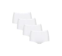 Sloggi Basic+ Maxi 3p, Slip Donna, Bianco (White), 6