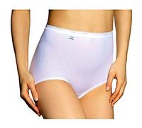 Sloggi Basic Maxi 4-6 Pezzi Slip Donna in Cotone Basic+ Mutande Donna Slip Donna Maxi MAXI24 (42, 6 Pezzi Bianco)