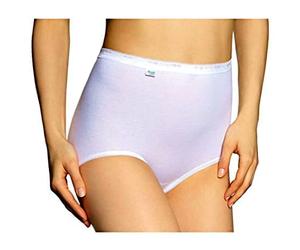 Sloggi Basic Maxi 4-6 Pezzi Slip Donna in Cotone Basic+ Mutande Donna Slip Donna Maxi MAXI24 (46, 4 Pezzi Bianco)