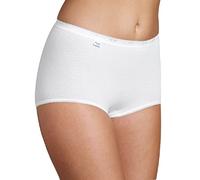 Sloggi Basic+ Maxi 4p Slip, Bianco (White), 6 (Pacco da 4) Donna