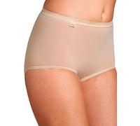 Sloggi Basic+ Maxi 4p Slip, oscurante, Beige (Skin), 5 (Pacco da 4) Donna