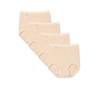 Sloggi Basic+ Maxi 4p, Slip Donna, Beige (Skin), 52