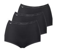 Sloggi Basic+ Maxi 4p, Slip Donna, Nero (Black), 50