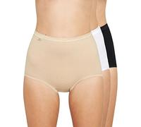 Sloggi Basic+ Maxi C3p Mutande, Multicolore (White Dark Combination), 44 (Pacco da 3) Donna
