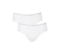 SLOGGI MEN mutanda uomo in cotone BASIC MIDI confezione risparmio 2 slip BIANCO
