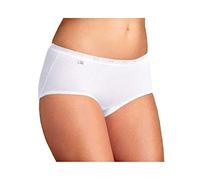 Sloggi Basic Midi, Offerta 6 E 12 Pezzi, Slip Donna Midi, Midi, Slip Donna in Cotone (6 Pezzi-Bianco, 5)