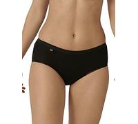 Sloggi Basic+ Midi, Slip Donna, Nero (Black), 44