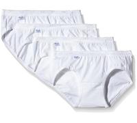 Sloggi Basic+ Mini 4P Slip, Pacco da 4 , Donna, Bianco(White 0003), 50