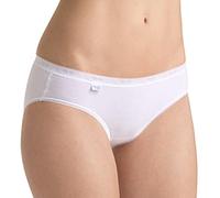 Sloggi Basic+ Mini 4P Slip, Pacco da 4 , Donna, Bianco(White 0003), IT 3 EU 42