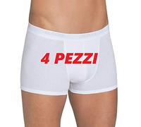 Sloggi Basic Short 4P, Boxer Uomo, Bianco (White), 6