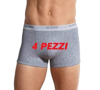 Sloggi Basic Short 4P, Boxer Uomo, Grigio (Grey), 5