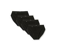 Sloggi Basic+ Tai 4p, Slip Donna, Nero (Black), 42