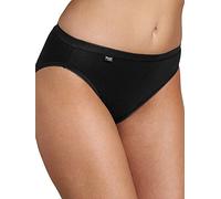 Sloggi Basic+ Tai 4p Slip, Nero (Black), S (Pacco da 4) Donna
