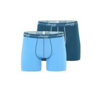 SLOGGI Boxer blu chiaro / petrolio / menta, Taglia S