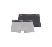 SLOGGI Boxer 'Men Start' antracite / grigio chiaro / rosso Uomo SLOGGI XL