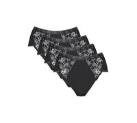 Sloggi Slip donna Chic Midi – 4 pezzi – Nero – Taglia 42