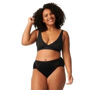Sloggi Chic Midi 4p, Slip Donna, Nero (Black), 42