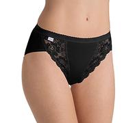 Sloggi Chic Tai, Offerta 6 E 12 Pezzi, Slip Donna in Cotone con Pizzo, Tai, Slip Donna in Cotone (6 Pezzi Nero, 4-44)