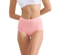 Sloggi Confezione da 3 Boxer Basic + - Maxi Slip - Mutande - Cotone, Rosso/Giallo, 48