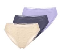 Sloggi Confezione da 3 Slip da Donna Go Crush, Traspiranti, Lilla - Combinazione Chiara, S