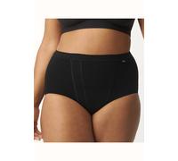 SLOGGI CONTROL MAXI Slip Alto Contenitivo Donna BIANCO - NERO