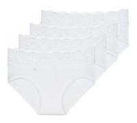 Sloggi Culotte e slip ROMANCE X 4 in Bianco IT 52