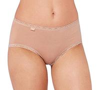 sloggi Donna 24/7 Cotton Lace Midi C3P, Brush, 42