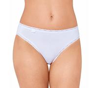 sloggi Donna 24/7 Cotton Lace Tai C3P, Bianco, 42